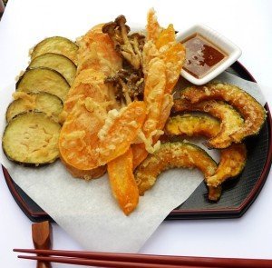 Őszi zöldség tempura