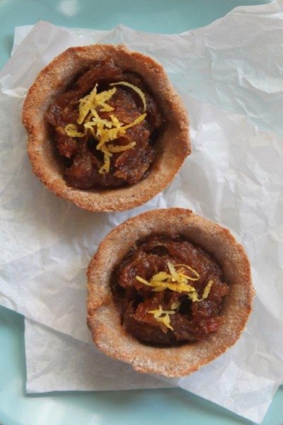 Datolyakrémes kosárkák